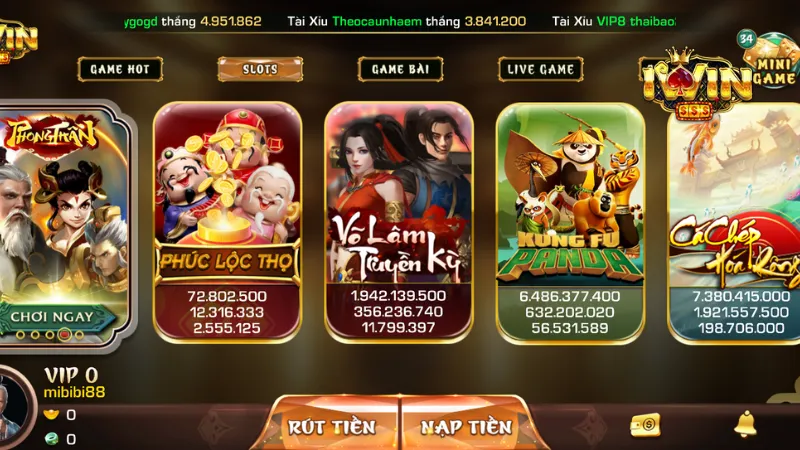 Sảnh game slot nổ hũ - Thế giới quay hũ đầy kỳ thú